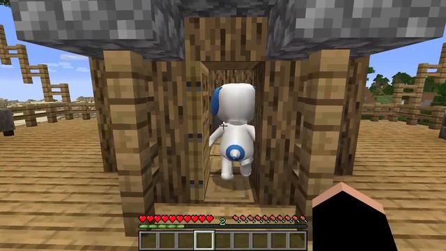 SURVIVAL TREE HOUSE WITH 100 NEXTBOTS in Minecraft - Gameplay - Coffin Meme смотреть онлайн