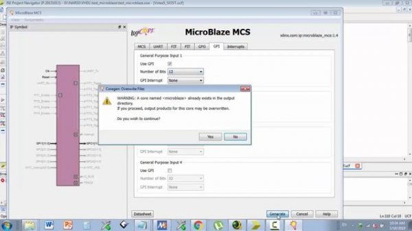MicroBlaze MCU Soft Processor on ISE 14.17