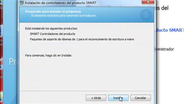 Instalar el software de la Smart Notebook bajo Windows смотреть онлайн