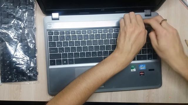 Как поменять клавиатуру с ноутбука HP 4540s\4545s