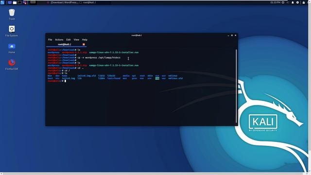 2. Start Xampp in Kali Linux 2019.4 for Wordpress Setup || Localhost смотреть онлайн