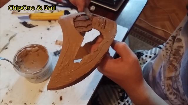 №2.Как сделать маску Скорпиона из Мортал комбат.Часть 2/How to create a Scorpion mask from MK смотреть онлайн