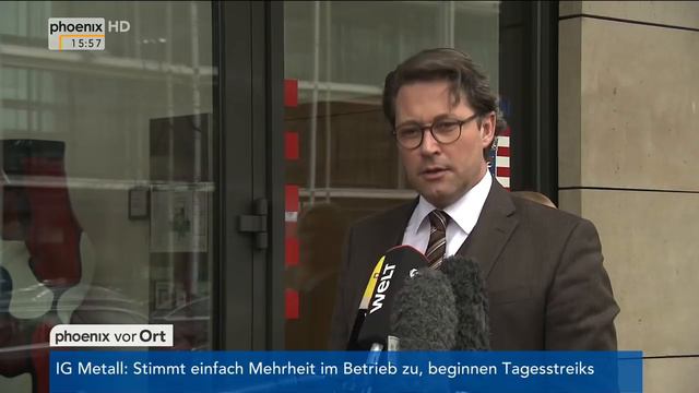 Statement von Andreas Scheuer zur Koalitionsverhandlung zwischen SPD und CDU/CSU am 29.01.18 смотреть онлайн