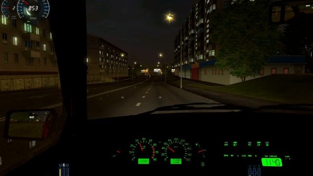 City Car Driving 1.2.5 ВАЗ 2114 Night Driving G27 HD смотреть онлайн