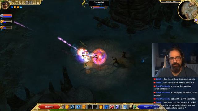 Titan Quest ETERNAL EMBERS: MAKING A NEW BUILD LEVEL 70! смотреть онлайн