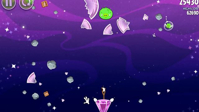 Angry Birds: Space COSMIC CRYSTALS (bonus 1) 3 stars. Прохождение от SAFa смотреть онлайн