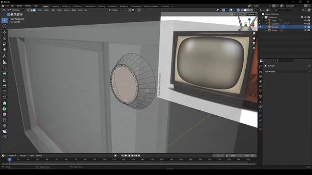 Model a TV in Blender in 1 Minute! смотреть онлайн