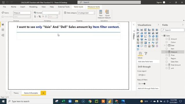 What is Calculate Function in Dax.(with FILTER Function) P-3 | DAX Tutorial Bangla | Power BI Bangl смотреть онлайн