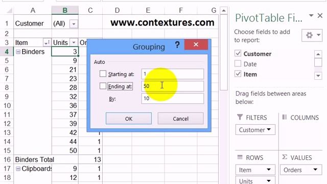 Group Numbers by Tens in Excel Pivot Table смотреть онлайн