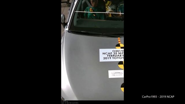 2019-2021 Toyota Avalon & Avalon Hybrid NHTSA Frontal Impact