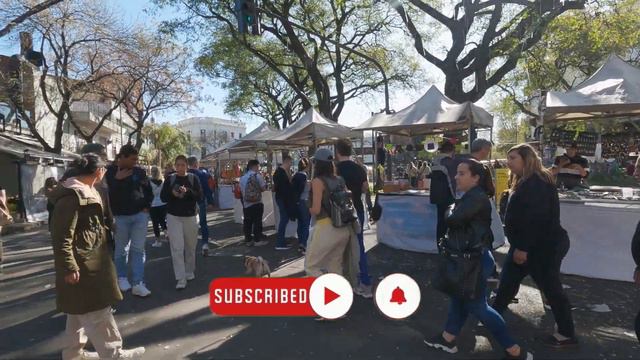 I Never Imagined Palermo Like This! Buenos Aires City Walk 4K - Argentina смотреть онлайн