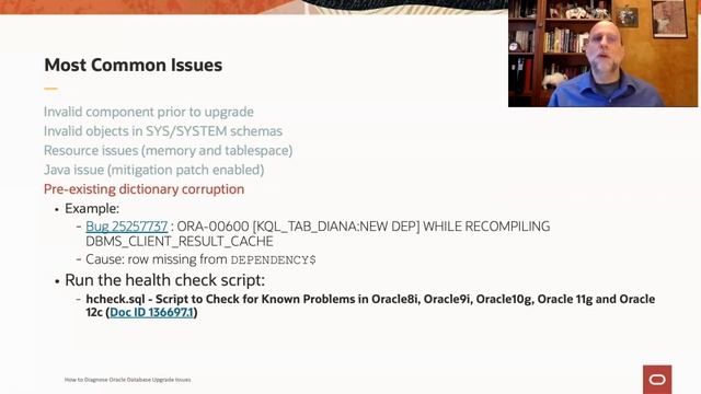 How to Diagnose Oracle Database Upgrade Issues by Roy Swonger смотреть онлайн