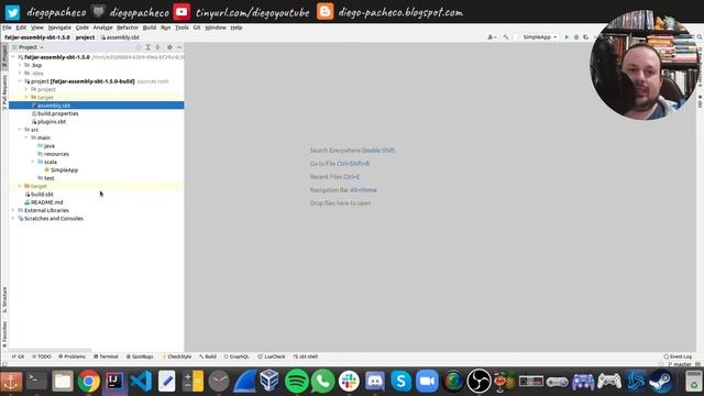 scala 2 13 sbt 1.5.0 fat jar using assembly смотреть онлайн