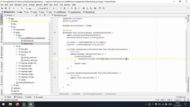 Create Fake Fingerprint Prank App in Android Studio смотреть онлайн