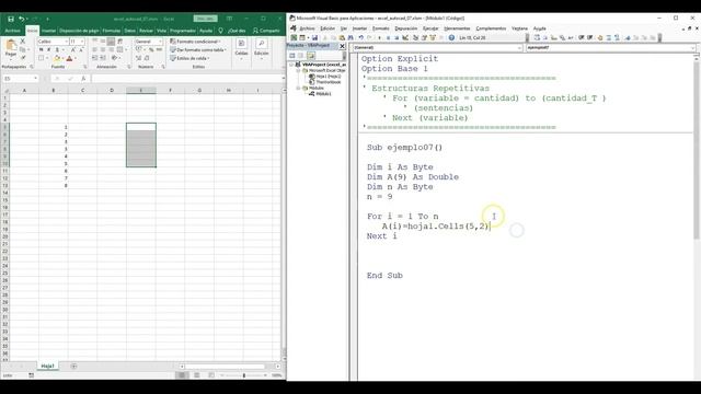 07 | Estructura Repetitiva en VBA | "Excel - AutoCAD" смотреть онлайн