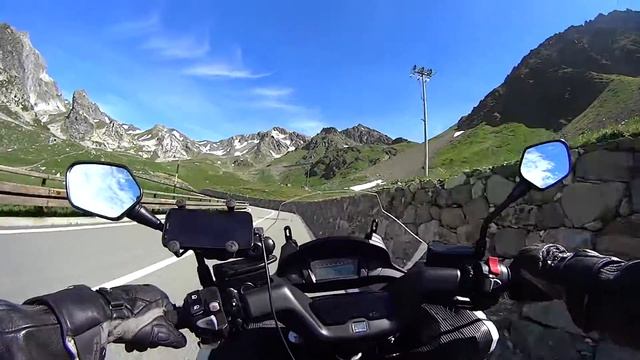 Italian Side Of The Col Du Grand St. Bernard On Honda Integra 750