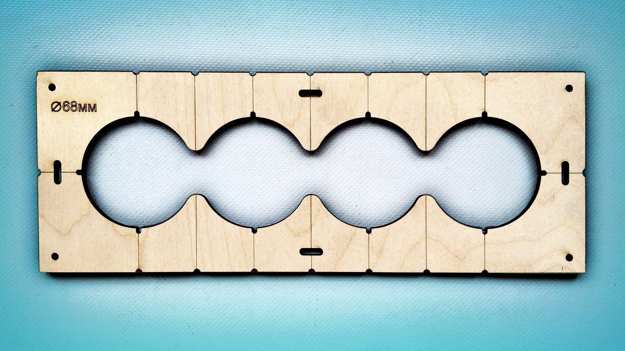 Шаблон для сверления подрозетников 68 мм