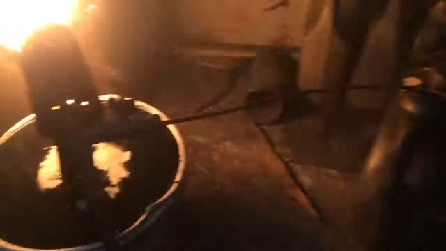 Горелка на отработке. Прототип для теста. смотреть онлайн