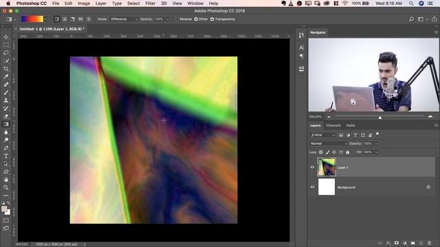 A Fun GAME to Create Abstract Backgrounds in Photoshop смотреть онлайн