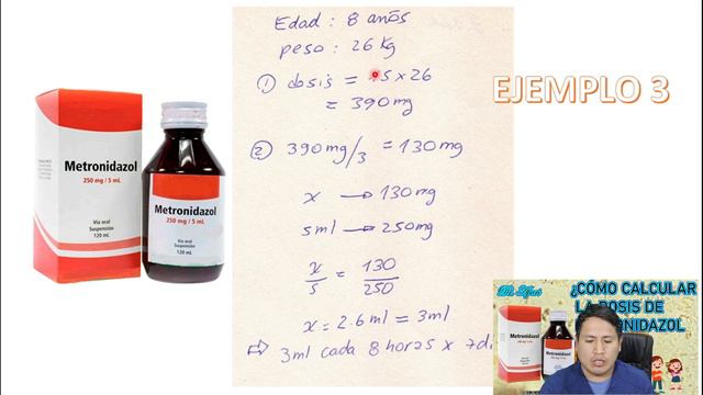 Cómo calcular la dosis de Metronidazol en niños 🧑🏻👧🏻 смотреть онлайн