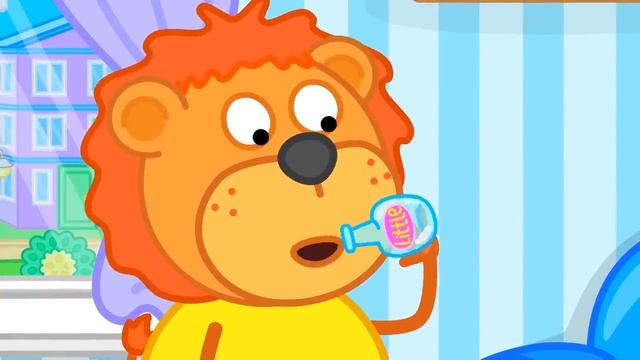 Lion Family Русский - фигуры и цвета - Мультик для детей смотреть онлайн