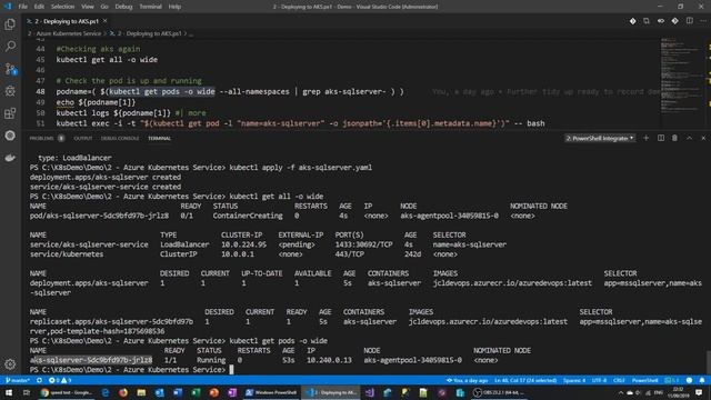 Kubernetify Your Containers - 5 - Deploying SQL Server to k8s on AKS смотреть онлайн