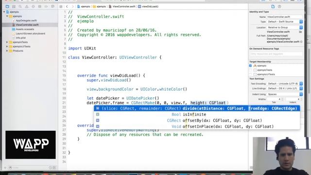 Como hacer un datepicker en iOS смотреть онлайн