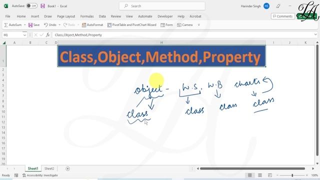 What are Classes, Objects, Methods & Properties in Excel VBA in Hindi | VBA Tutorial in Hindi смотреть онлайн