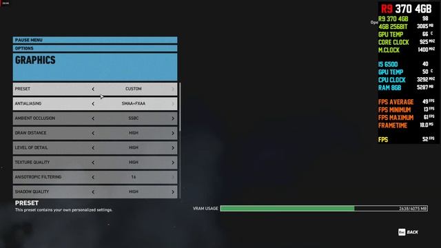 Ghost Recon Wildlands - R9 370 4GB - i5 6500 - 1080p смотреть онлайн