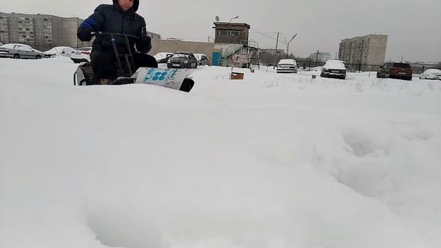Мотобуксировщик толкачь, доработка. смотреть онлайн