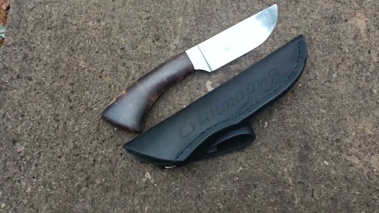 Вот такой получился комплект. Нож+ножны. смотреть онлайн