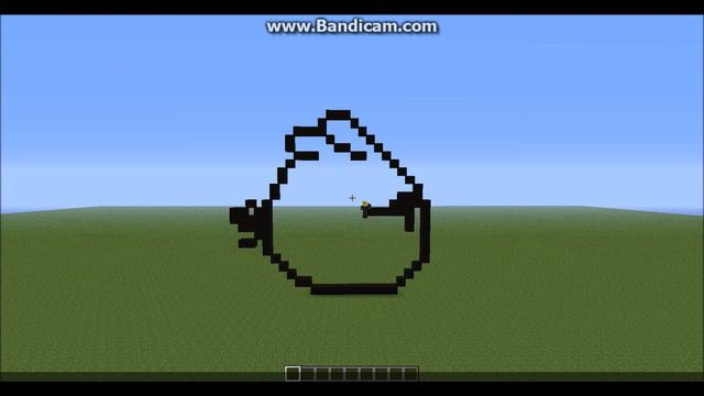 Пиксель арт в minecraft (Энгри бердс) смотреть онлайн