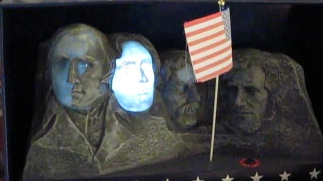 Mountain Of Mountain Dew Throwback With Singing Mount Rushmore At The Peak