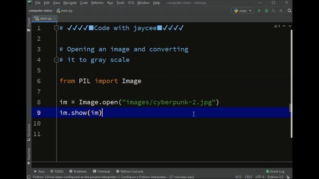 Computer vision with python.| Converting image into gray scale. смотреть онлайн