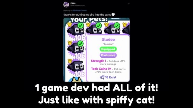 THE NEW SECRET ADMIN *SPIFFY CAT* in Pet Simulator X! смотреть онлайн