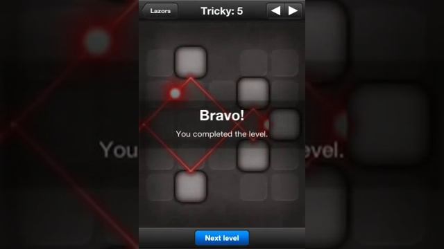 Lazors Tricky Levels 1-10 Walkthrough смотреть онлайн