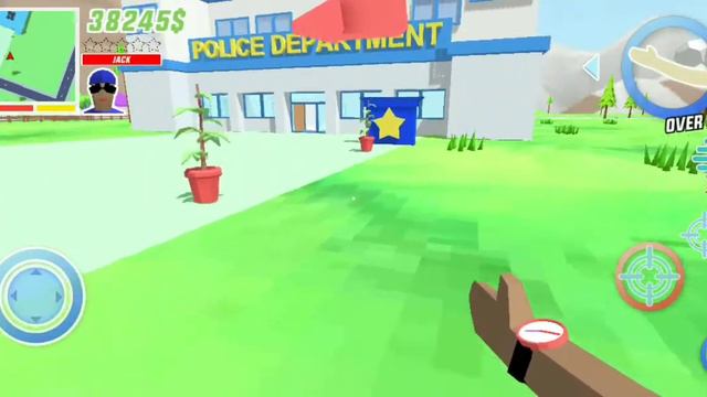 Как легко забраться на любые здания и полетать на вертолёте в Dude Theft Wars! смотреть онлайн