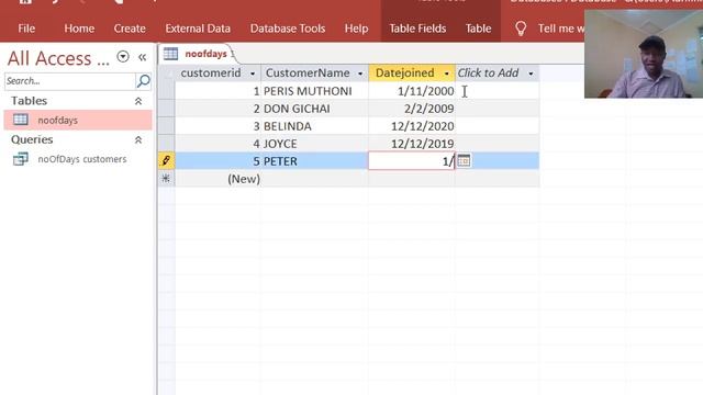 Microsoft Access Number of Days Between Two Dates DATEDIFF Function Date Difference смотреть онлайн