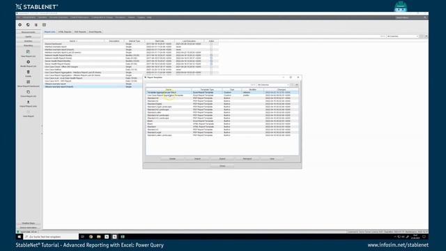 Infosim StableNet® Advanced Reporting with Excel: Power Query смотреть онлайн