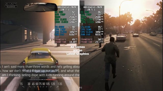 AMD Driver Old(20.5.1) vs New(20.7.1)Version Graphics Comparison. 5 Games Tested on Rx 480. смотреть онлайн