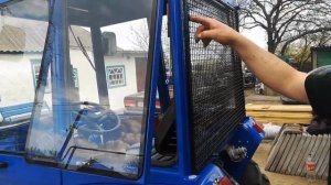 Самодельная кабина на минитрактор