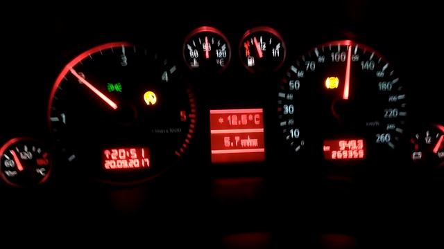 Ауди а6с5 2.5TDI Расход Трасса. смотреть онлайн