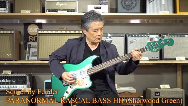 Squier by Fender PARANORMAL RASCAL BASS HH (Sherwood Green) смотреть онлайн
