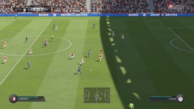 FIFA 19 - AFC Ajax vs. Feyenoord @ Johan Cruijff ArenA смотреть онлайн