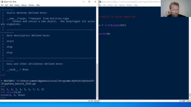 Python Basics Tutorial Built in Slice Function смотреть онлайн