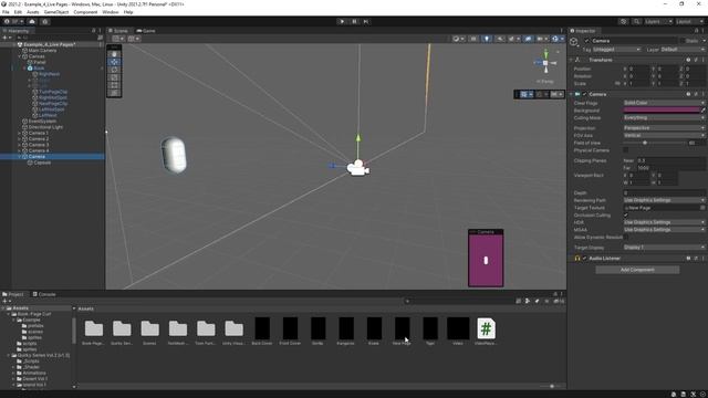 Unity Page Flip Effect Tutorial for a Book in a Game Using a Free Asset смотреть онлайн
