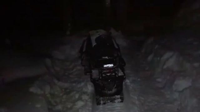 Стелс Капитан s150. Прорыв на зимовье по глубоком снегу. Обзор и отзыв. смотреть онлайн