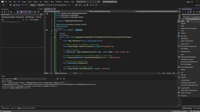 Playwright C# - Understanding a test file смотреть онлайн