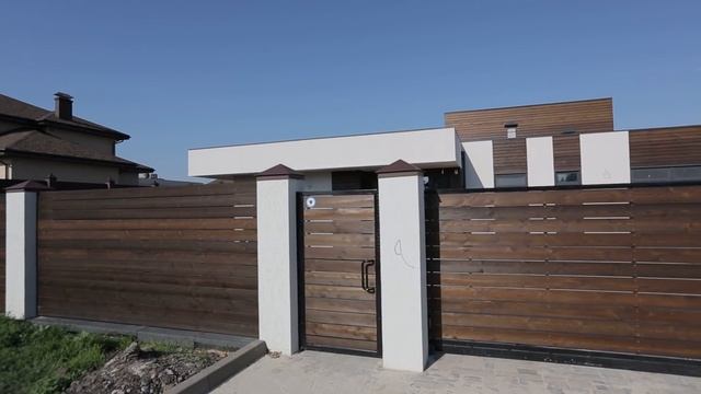 Каркасный дом с плоской кровлей. Объект #skprof_Улитка смотреть онлайн