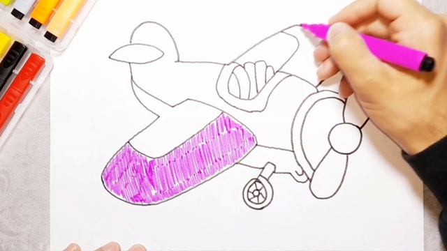 OUR PLANE DRAWING IS EASY FOR KIDS смотреть онлайн